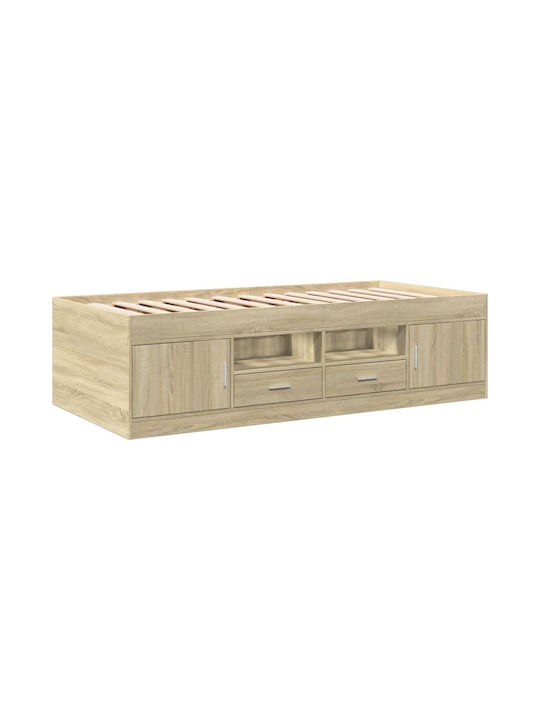 Pat pentru Copii - Canapea Single cu Spațiu de ...