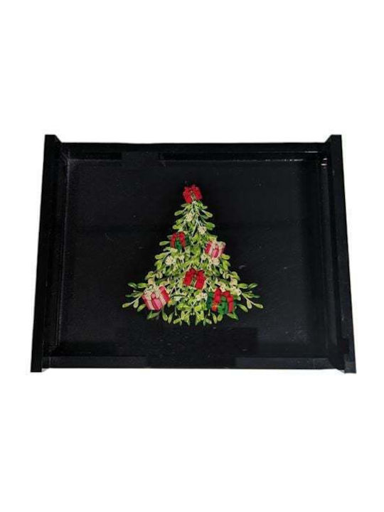 Nakas Concept Christmas Tray Blackς L26xW20cm.