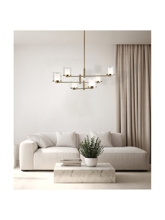 Zambelis Lights Висящо Осветително Тяло Жълт 72.5x68.5x125см.