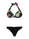 Bonito Bikini-Set Blumen BLACK