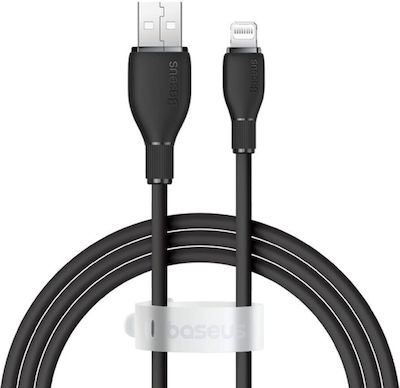 Baseus USB-A la Cablu Lightning Negru 1.2m