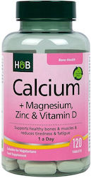 Holland & Barrett Calcium +Magnesium, Zinc & Vitamin D 120 Registerkarten Holland & Barrett Calcium +Magnesium, Zinc & Vitamin D 120 Registerkarten