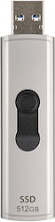 Transcend 512GB USB 3.2 SSD Gri Transcend 512GB USB 3.2 SSD Gri