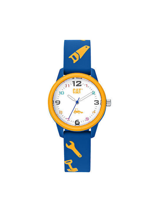 CAT Kids Analog Watch with Rubber/Plastic Strap Blue