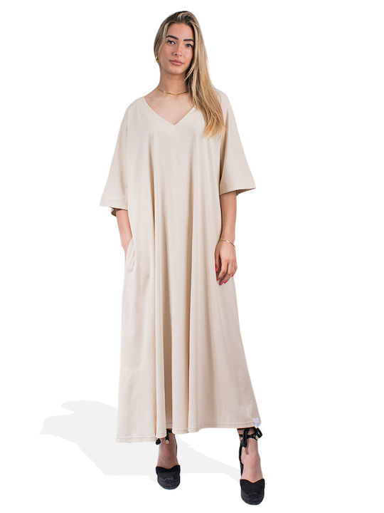 4tailors Maxi Dress Beige