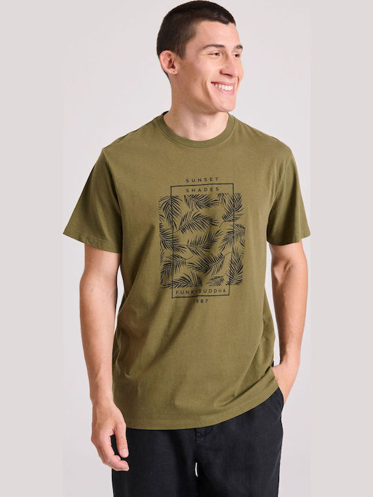 Funky Buddha T-shirt Χακί