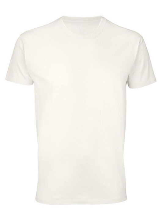 Kids Moda Herren T-Shirt Kurzarm White