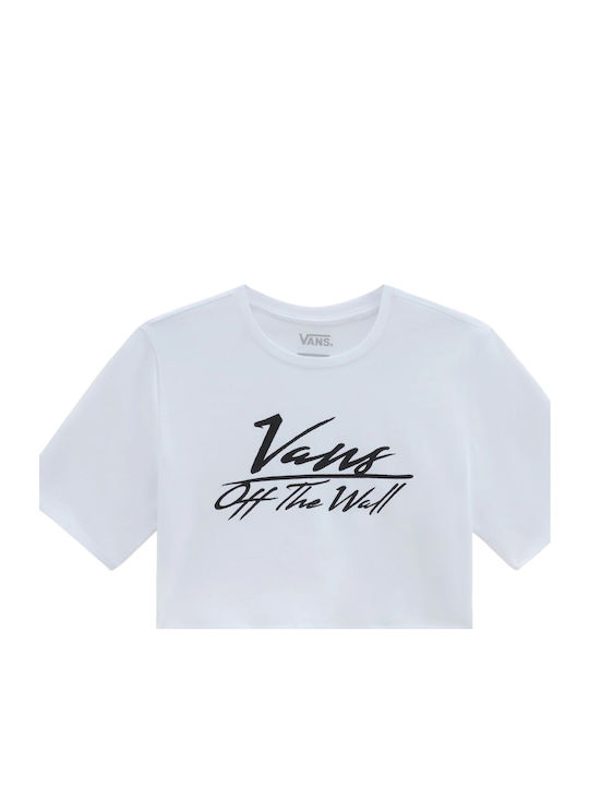 Vans Women's Crop T-shirt White