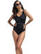 One-Piece Swimsuit Black