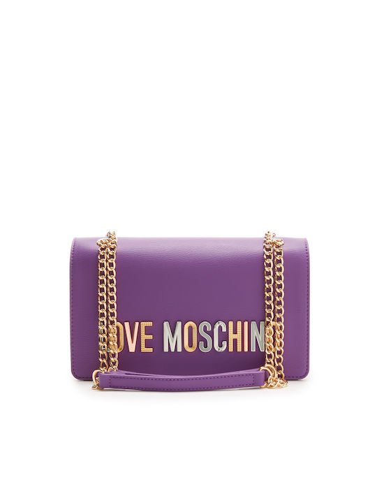 Moschino Damen Tasche Crossbody Lila