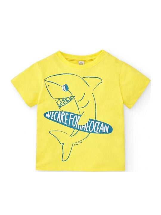 Kinder-T-Shirt Gelb