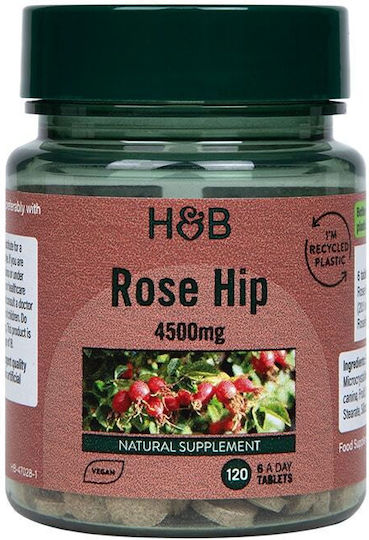 Holland & Barrett Rose Hip 4500mg 120 tabs