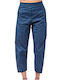 Moutaki Women's Fabric Trousers Blue