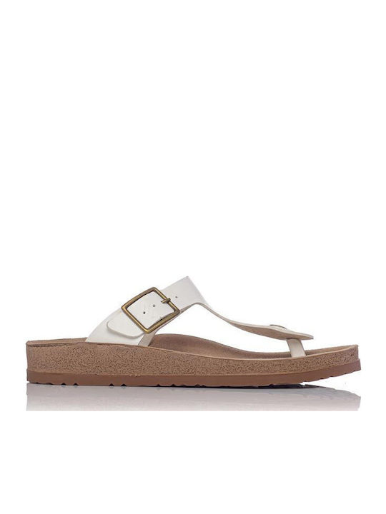 Sunshine Sandale Casual Damă Anatomici Albe