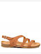 El Naturalista Panglao N5811 Women's Flat Sandals in Brown Color