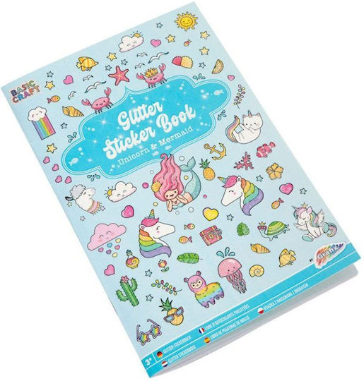 Grafix Stickerbuch Glitter A5 8 Blatt