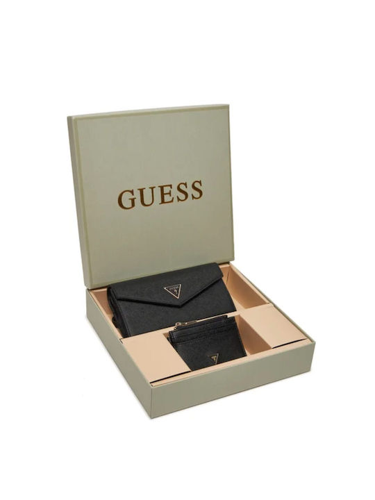 Guess Klein Frauen Brieftasche Karten Schwarz