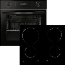 Candy Άνω Πάγκου με Κεραμικές Εστίες Μαύρος FIDCP N615 L + CH64CCB/4U2 Candy Άνω Πάγκου με Κεραμικές Εστίες Μαύρος FIDCP N615 L + CH64CCB/4U2