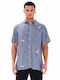 Short-sleeved Shirt Stone Blue