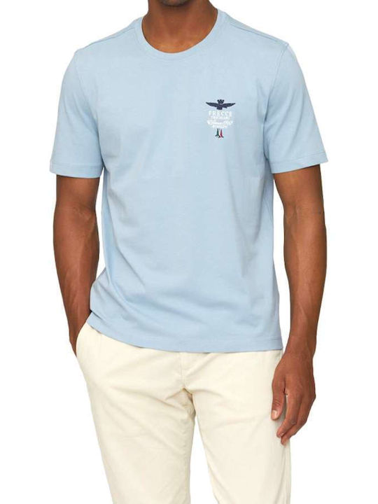 Aeronautica Militare T-shirt Bărbătesc cu Mânecă Scurtă Glacier Blue