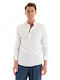 Jack & Jones Men's Shirt Linen White