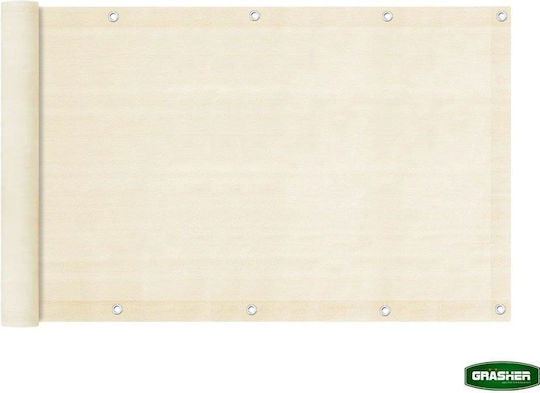 Grasher Shade Divider Ecru With Hoop 1.5x6m 160gr/m²