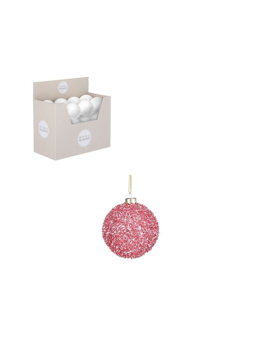 Glitter Glitter Ball Pink Unbreakable D8cm