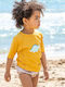 Saro Happy Dinos Kinder Badebekleidung Rashguard Gelbe