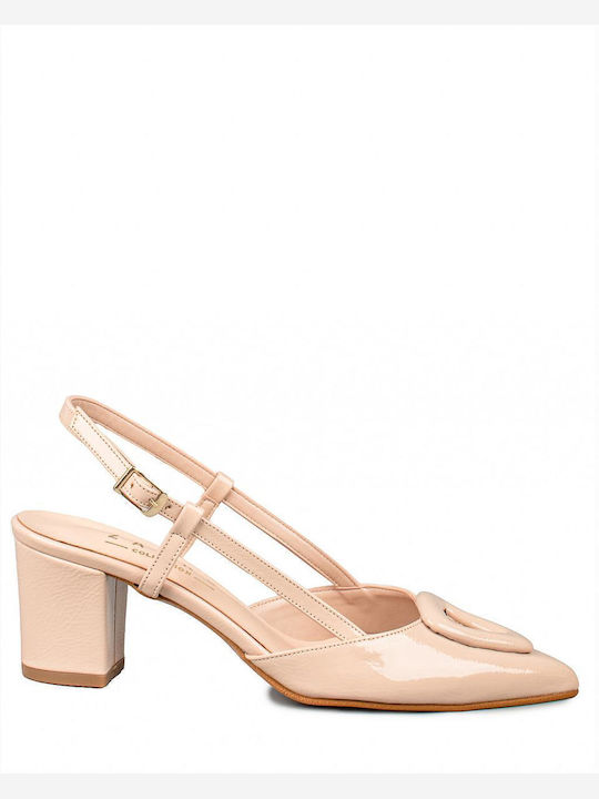 Pink Heels with Strap