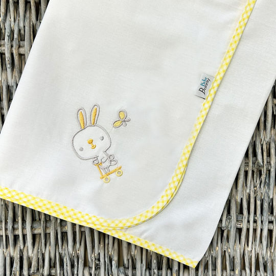 Bunny Bebe Hässe-Wickeltuch Yellow Gelb