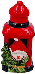Illuminated Ceramic Snowman