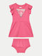 Guess Kids Dress Sleeveless Pink