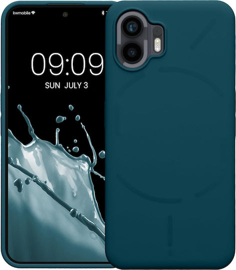 KWmobile Soft Flexible Rubber Задна корица Силикон Син (Nothing Phone 2)