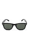 Contacta Men's Sunglasses with Black Plastic Frame and Polarized Lens