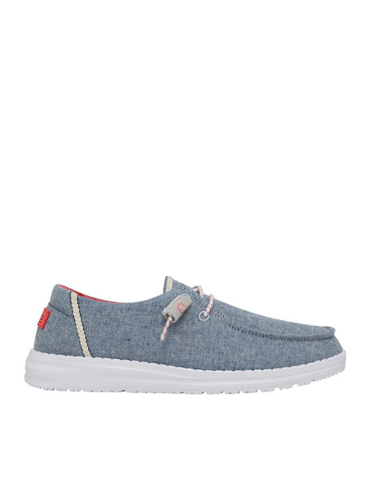 Hey Dude Wendy Chambray Damen Mokassins in Gray...