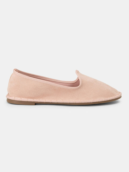 Bozikis Women's Synthetic Leather Espadrilles Pink