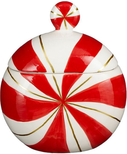MSA Decorative Vase Glass White 18xH21cm