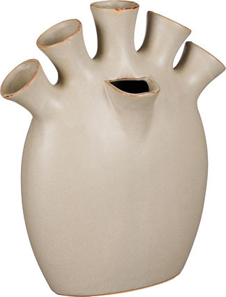 MSA Βάζο Κεραμικό Γκρι Φ26xΥ30.5cm