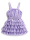 Rochie pentru Copii Fără mâneci Din tul Lilac
