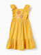 Children's Dress Linen Yellow