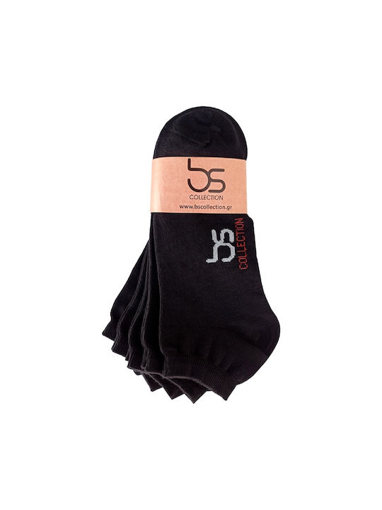 BS Collection Ανδρικές Κάλτσες Μαύρες 4Pack
