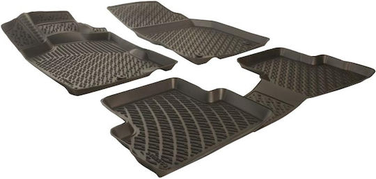 Carro 234277 Floor Mats Mats 3d Rubber Tpe Skoda Rapid 2012 Seat Toledo 2013 4 Pieces Black