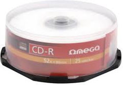 Omega Writable CD-R 700MB 25 pcs Omega Writable CD-R 700MB 25 pcs