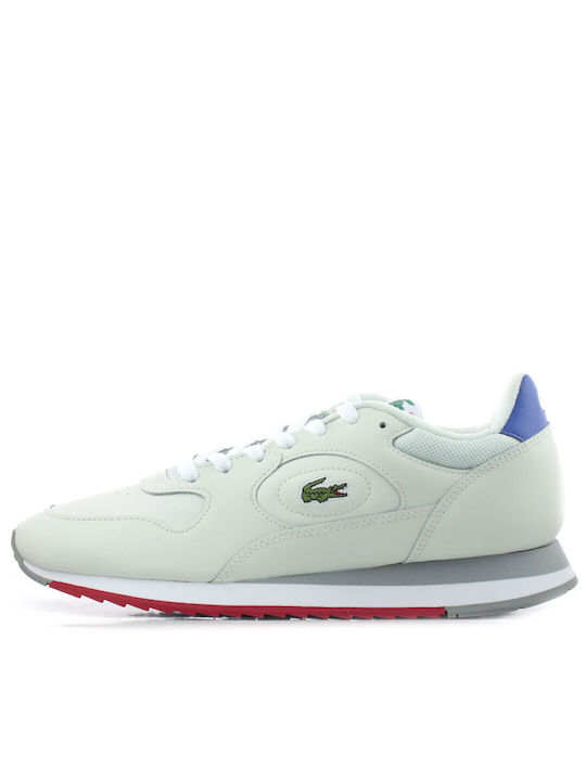 Lacoste Ανδρικά Sneakers Off Wht / Blu / Red