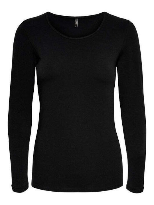 Only Long Sleeve Women's Blouse Black