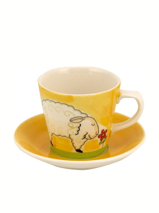 WM Collection Set Tassen Tee Keramik Gelb 220ml 4Stück 52026101