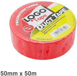 Υφασμάτινη Ταινία Κόκκινη 50mm X50m Logo Duct Tape Υφασμάτινη Ταινία Κόκκινη 50mm X50m Logo Duct Tape