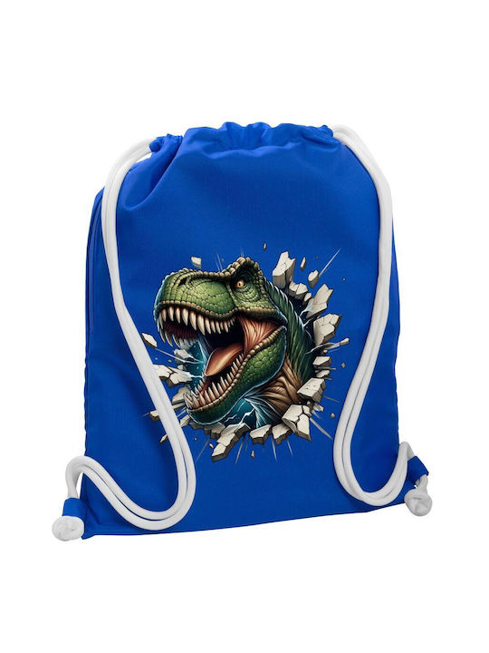 Koupakoupa Dinosaur Break Wall Kids Bag Backpack Blue 40cmx48cmcm