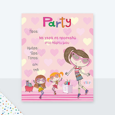 Fun Fashion Invitation 1pcs PR112