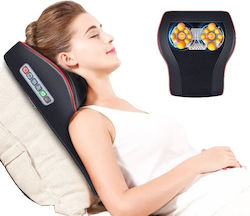 Neck Massager Shiatsu Massage Electric Massage Pillow Eu Plug Black Small